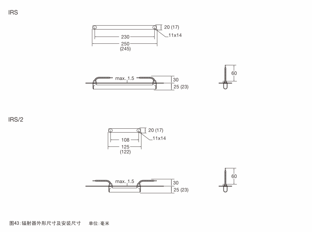  IRS陶瓷紅外線輻射器(圖2)